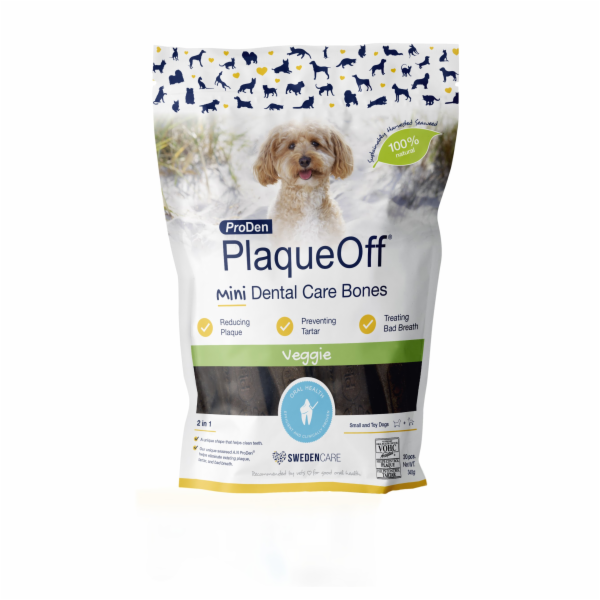 ProDen PlaqueOff® Mini Dental Bones zeleninové 340g