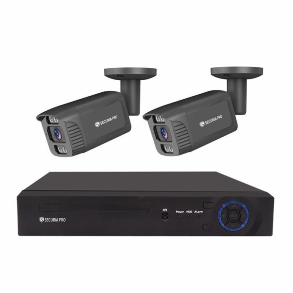 Kamerový set Securia Pro NVR2CHV5S-B IP, 5Mpx, 2 kamery, ...