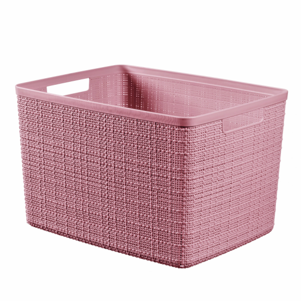 Box Curver Jute L 20L růžový