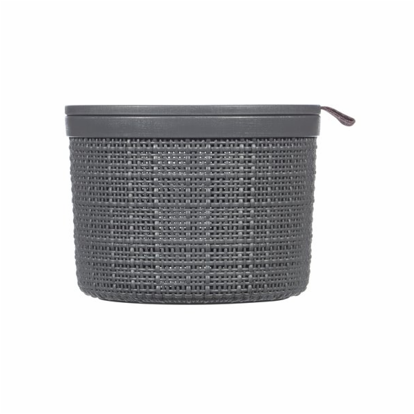 Box Curver Jute kulatý 2L šedý