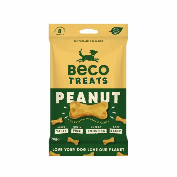Beco Treats Odměna pro psy Peanut 70g