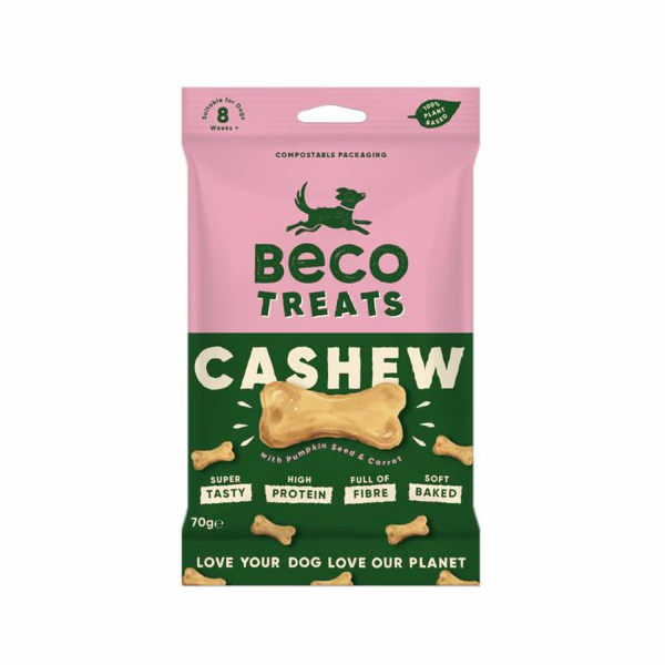 Beco Treats Odměna pro psy Cashew 70g