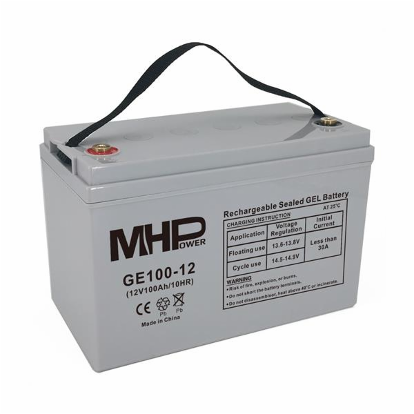 Baterie MHPower GE100-12 GEL, 12V/100Ah, T3-M8, Deep Cycle 