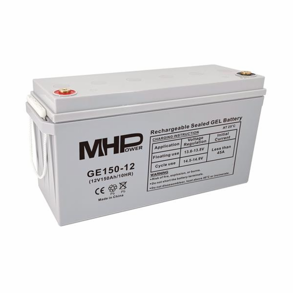 Baterie MHPower GE150-12 GEL, 12V/150Ah, T3-M8, Deep Cycle
