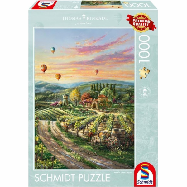 Thomas Kinkade Studios: Peaceful Valley Vineyard, Puzzle