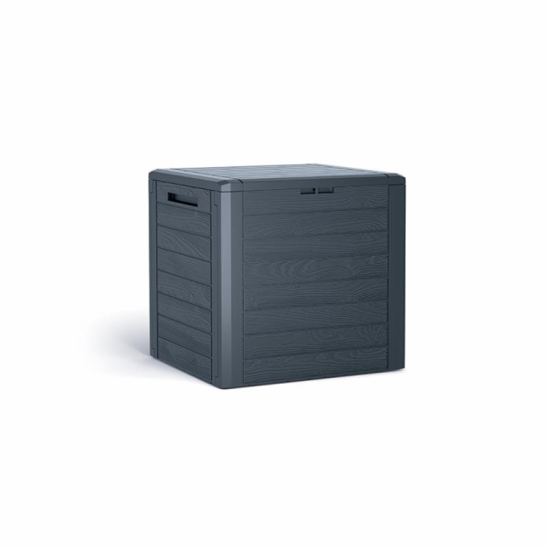 Zahradní box Prosperplast WOODEBOX antracit 140L 