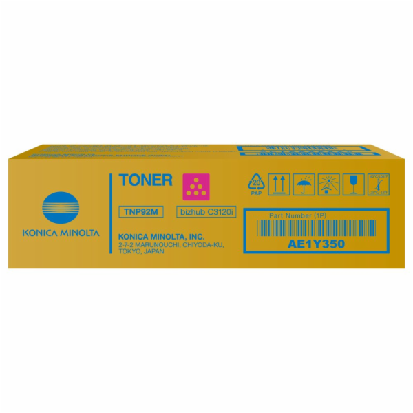 Konica Minolta TNP92M,Toner purpurový pro bizhub C3120i, ...