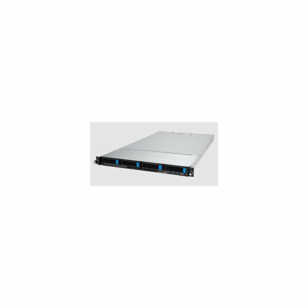 ASUS RS500A-E12-RS4U Socket SP5 Rack (1U) Černá, Stříbrná