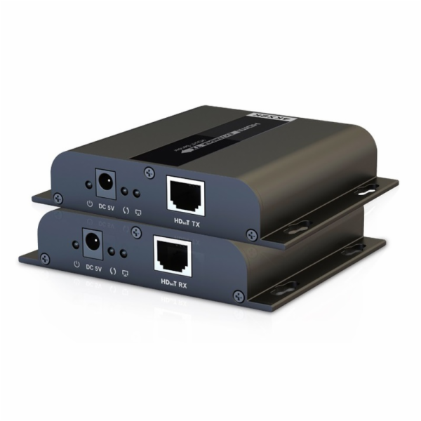 PremiumCord 4K HDMI extender na 120m přes LAN, over IP, H...