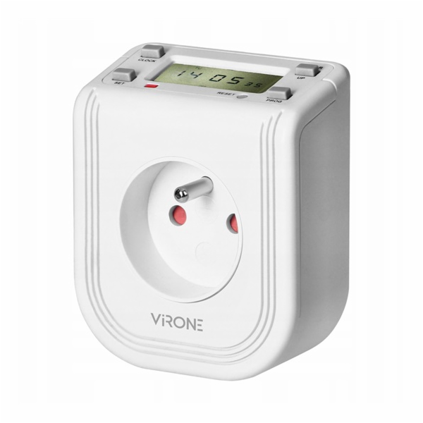 Virone zásuvka s elektronick. časovačem 