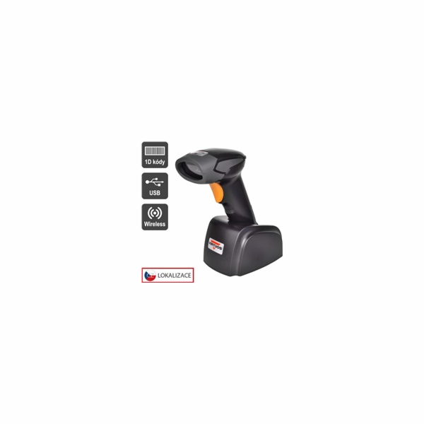Virtuos CCD čtečka Virtuos HW-311A, bezdrátová, USB zákla...