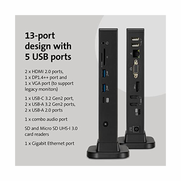 Kensington SD4849Pv K37060EU Kensington SD4849P USB-C Tri...