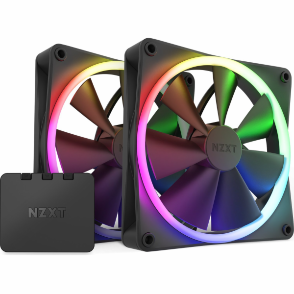 F140 RGB Twin Pack 140x140x26, Gehäuselüfter