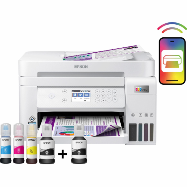 EPSON tiskárna ink EcoTank L6276, 3v1, A4, 1200x4800dpi, ...