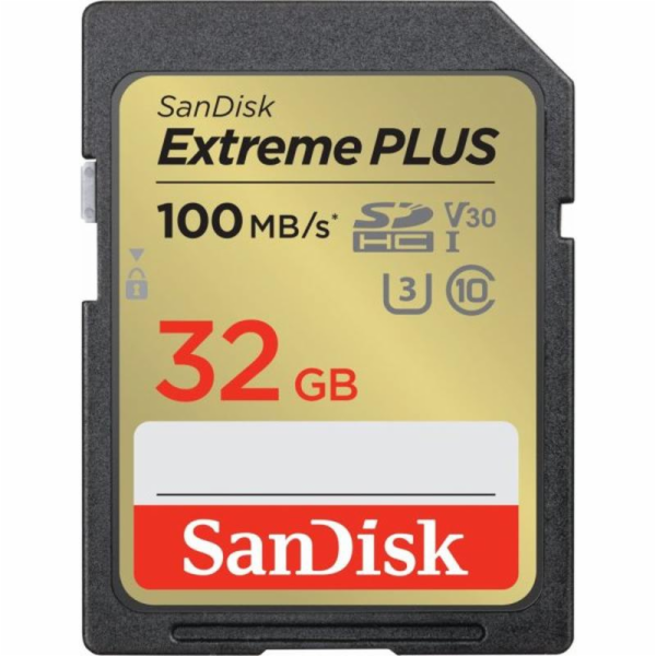 SanDisk Extreme PLUS - Paměťová karta flash - 32 GB