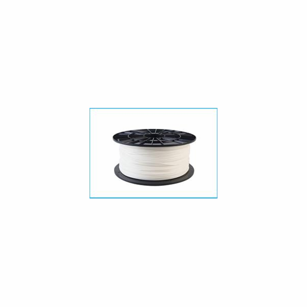 Filament PM tisková struna/filament 1,75 PLA bílá, 1 kg