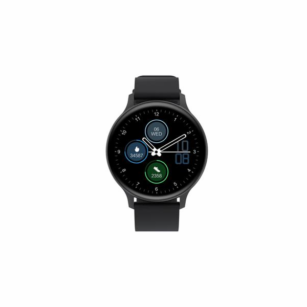 CANYON smart hodinky Badian SW-68 BLACK, 1,28" TFT disple...