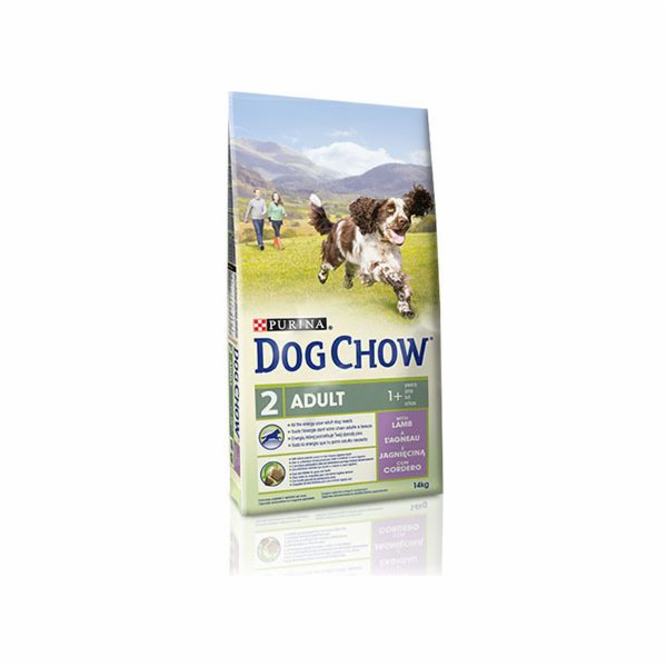 Purina DOG CHOW Adult 14 kg Dospělý jedinec Jehněcí