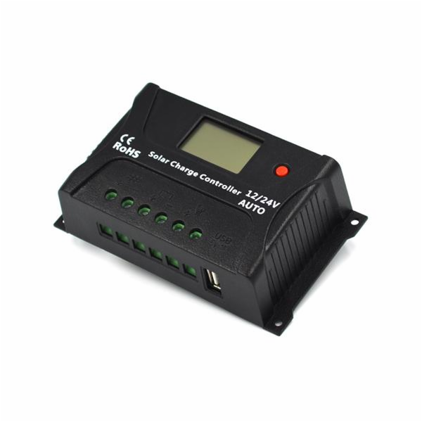 Regulátor SRNE SR-HP2410 solární PWM, 12/24V, 10A