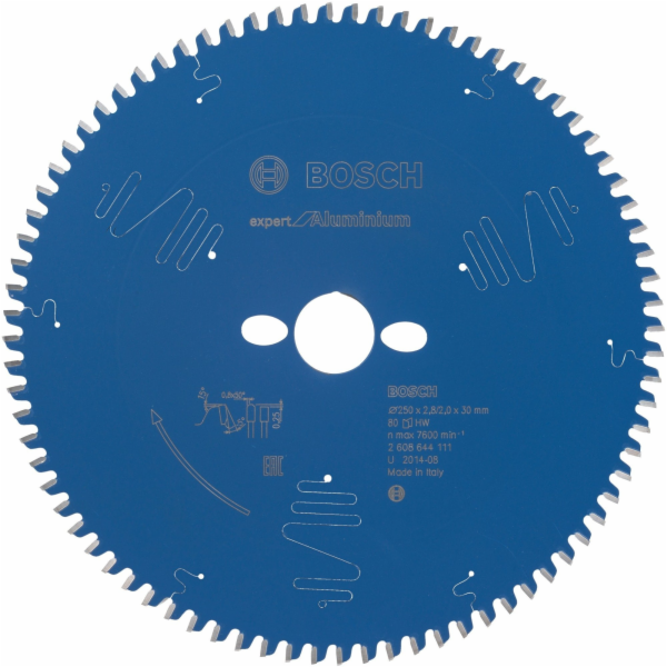 BOSCH Expert for Aluminium; 250 x 30 x 2,8 mm, 80 Pilový ...