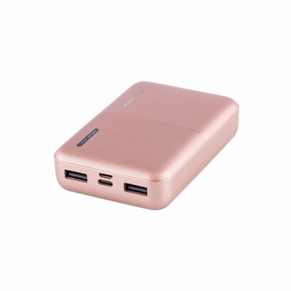 GoGEN 10000 mAh, PB100007, metalická - růžová
