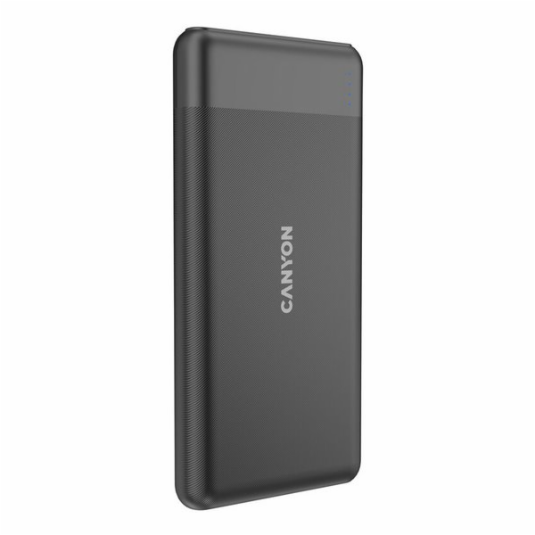 CANYON powerbanka PB-1009B,10 000mAh Li-pol, In USB-C+Lig...