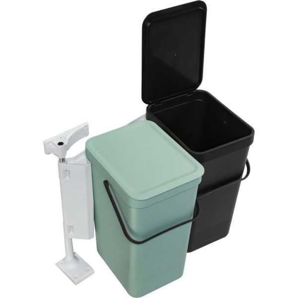 Brabantia Sort & Go vestavný koš 2 x 16 L tm.sedý & zelený