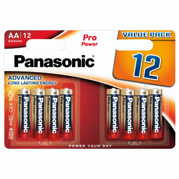 24x12 Panasonic Pro Power LR 6 Mignon AA