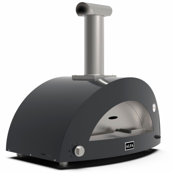 Alfa Forni Moderno 2 Pizze Hybrid-Pizzaofen Ardesia Grey