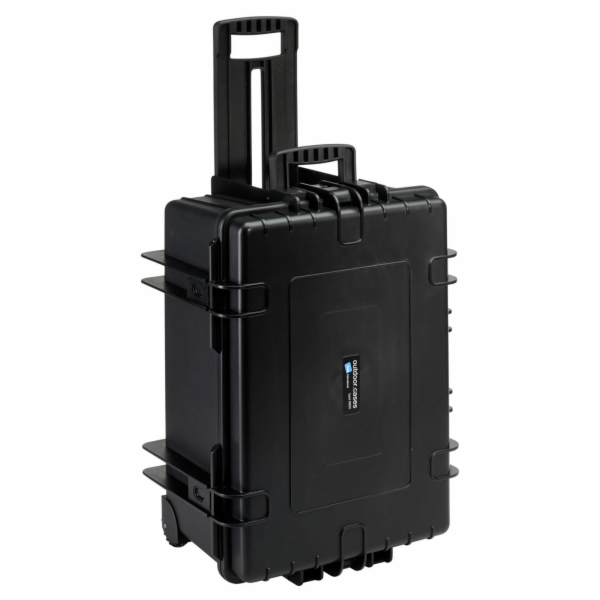 B&W Outdoor Case Type 6800 black, foam 6800/B/SI