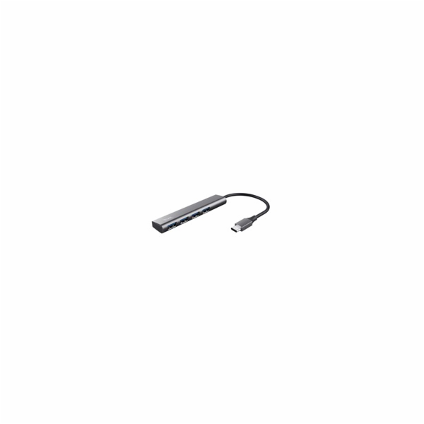 TRUST Rozbočovač Halyx Aluminium USB-C To 4 Port USB-A 3....