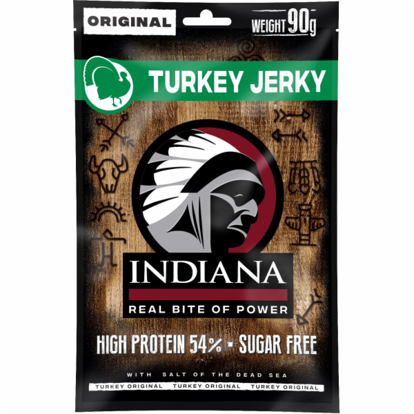INDIANA Jerky krůtí Original 90g