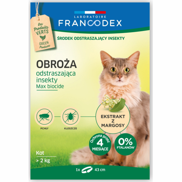 FRANCODEX FR179170 dog/cat collar Flea & tick collar