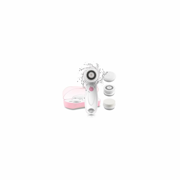 TOUCHBeauty 0759A Čistící kartáč na pleť 3v1 růžový