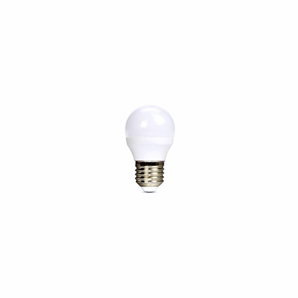 Solight LED žárovka, miniglobe, 6W, E27, 6000K, 510lm