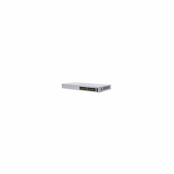 Cisco switch CBS110-24PP (24xGbE, 2xGbE/SFP combo, 12xPoE...