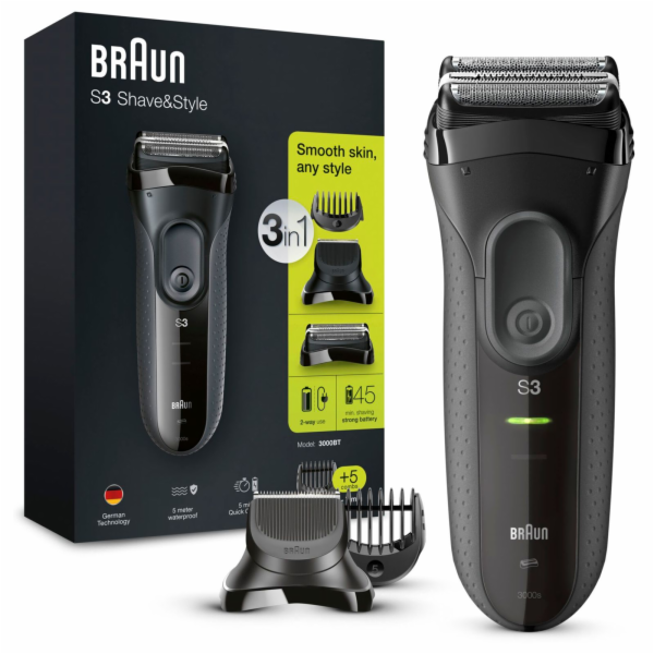 Braun Series 3 3000 BT  b Holicí strojek