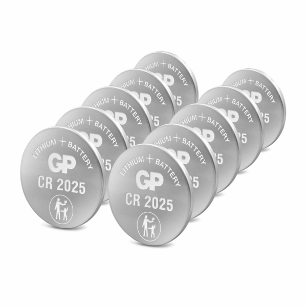 1x10 GP CR 2025 Lithium 3V 10 pcs.             0602025C10