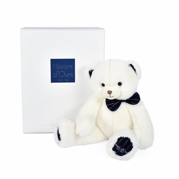 Doudou Histoire d´Ours Plyšový medvídek s tmavě modrým mo...