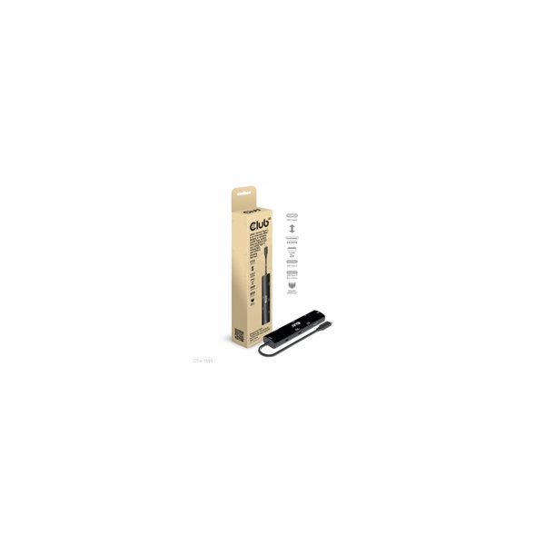 Club3D hub USB Gen3x2 Type-C (USB4), 6-in-1 s HDMI 8K60Hz...