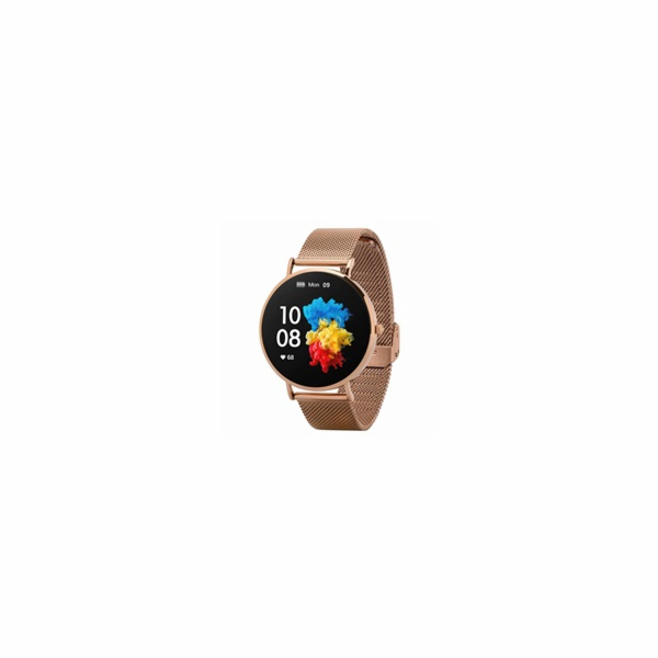 Garett Smartwatch Verona zlatá, ocel
