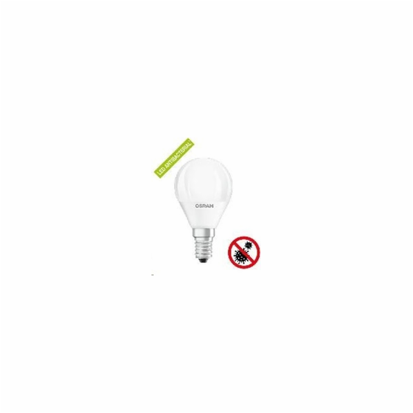OSRAM LED ANTIBAKTERIAL E14 5,5W/840 CLP40 miniglobe stud...