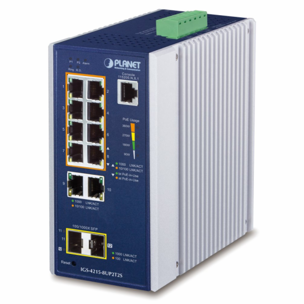 Planet IGS-4215-8UP2T2S Planet IGS-4215-8UP2T2S průmyslov...