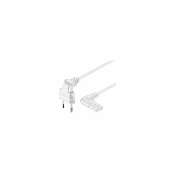 PREMIUMCORD Kabel síťový 230V k magnetofonu se zahnutými ...