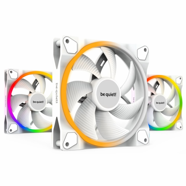 be quiet! Light Wings White 140mm PWM Triple-Pack BL102 B...