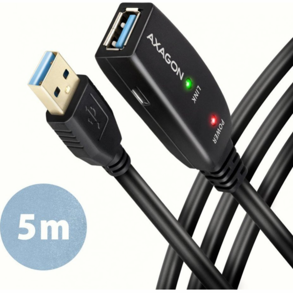 AXAGON ADR-305, USB 3.2 Gen 1 A-M -> A-F aktivní prodlužo...