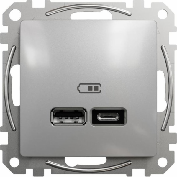 Schneider Electric Sedna Design, USB A+C 2.4A nabíjecí zá...