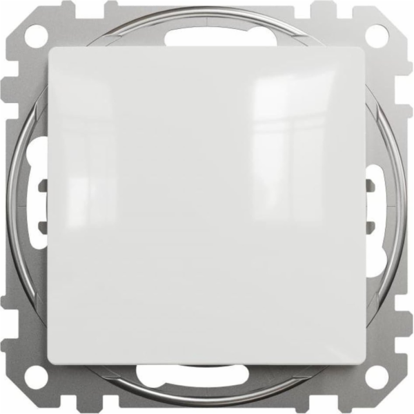 Schneider Electric Sedna Design, 1-pólové tlačítko, bílá