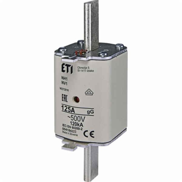 Eti-Polam Pojistková vložka NH1 gG 50A/500V 004184231