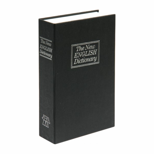 Schránka na peníze imitace kniha 180x115x55mm TOYA